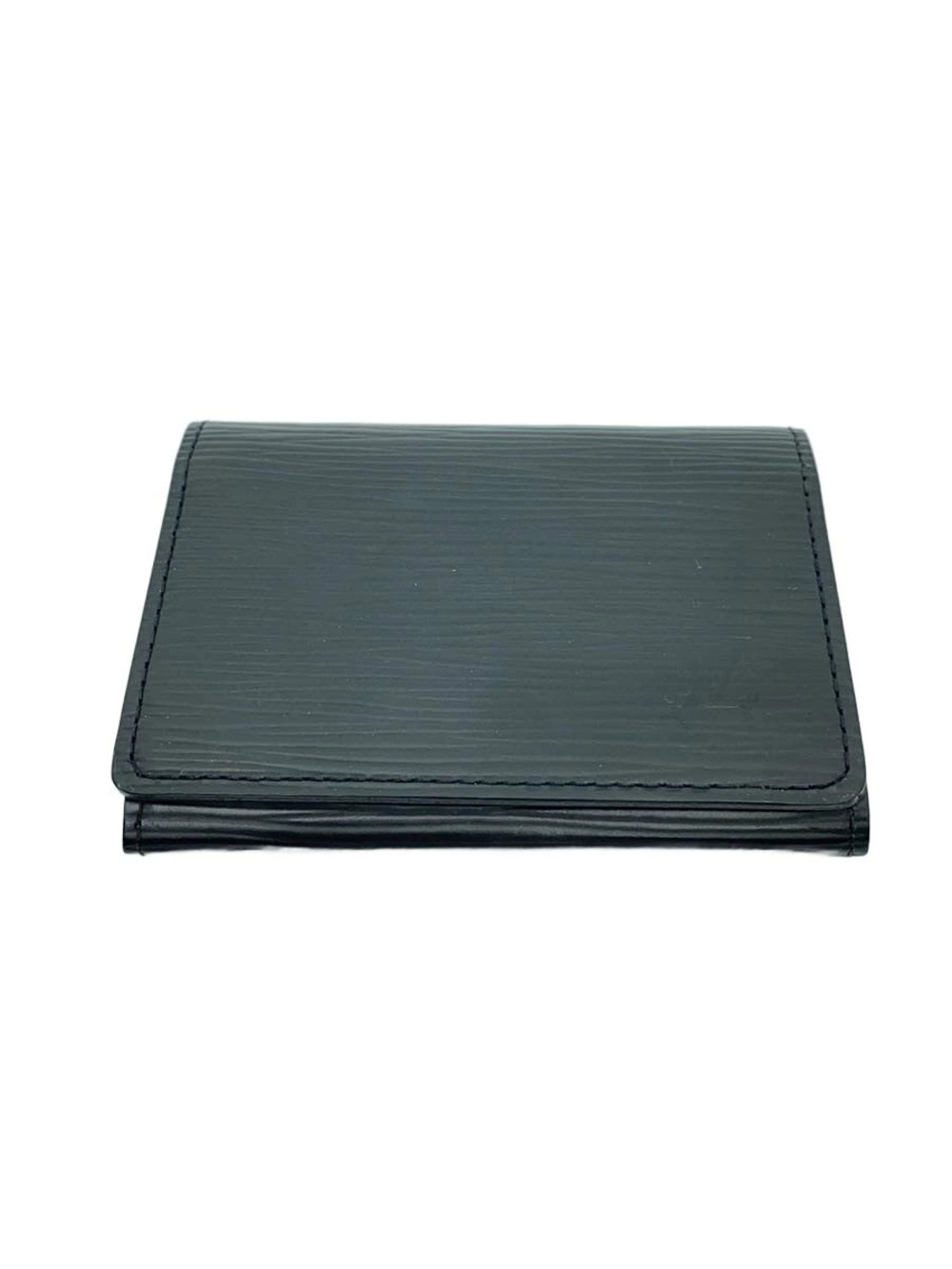 LOUIS VUITTON Envelope Wallet Carte de Visite Epi Leather Black